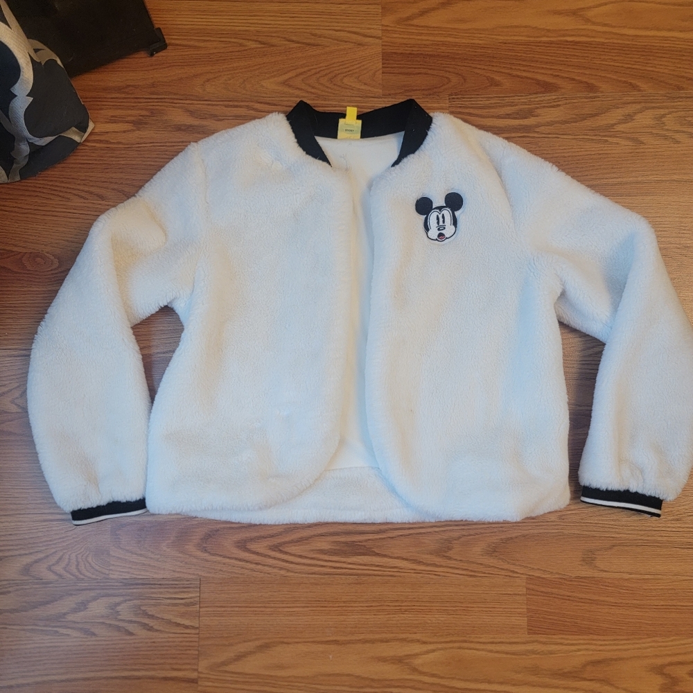 Disney Mickey 90s Faux Fur Jacket